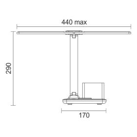 ΦΩΤΙΣΤΙΚΟ LED ΓΡΑΦΕΙΟΥ 5W CCT