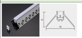 ΧΩΝΕΥΤΟ ΓΡΑΜΜΙΚΟ ΠΡΟΦΙΛ ΑΛΟΥΜΙΝΙΟΥ