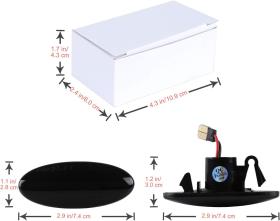 Dynamic LED Φλας Φτερού Φιμέ - NISSAN Cube /Dualis /Juke /Leaf /Micra /March /Note /NP300 /NV200 /Qashqai /Tiida /X-Trail /EVALIA