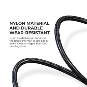 Καλώδιο Κινητού Τηλεφώνου - Havit CB6247 Type C to Type C 2M με ψηφιακή οθόνη