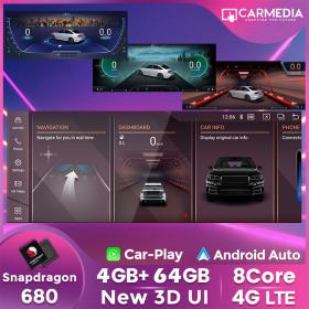 CARMEDIA CMFB41025 PRO 10.25'' OEM BMW (F10-F11) NBT 2013-2016 3D