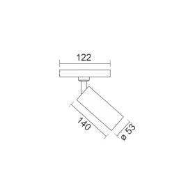ΣΠΟΤ ΡΑΓΑΣ 18W  4000Κ
