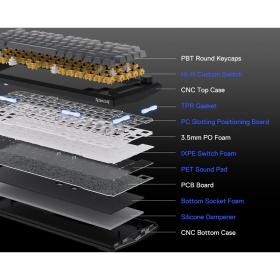 Gaming πληκτρολόγιο - Redragon K687GG-RGB-PRO