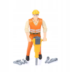 Άνδρας εργάτης με κομπρεσέρ - Bruder #60020