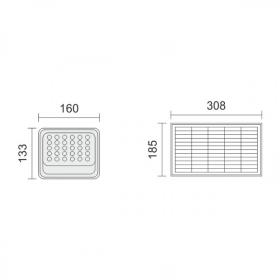 ΗΛΙΑΚΟΣ ΠΡΟΒΟΛΕΑΣ LED ΜΕ ΤΗΛΕΧΕΙΡΙΣΤΗΡΙΟ 50W/100W/200W 6000Κ