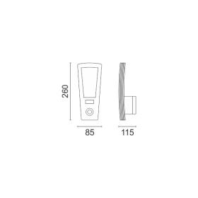 ΦΩΤΙΣΤΙΚΟ LED ΜΕ ΑΙΣΘΗΤΗΡΑ ΚΙΝΗΣΗΣ 16W 6000K
