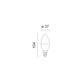 ΛΑΜΠΤΗΡAΣ LED E14 SWITCH TEMP 5W