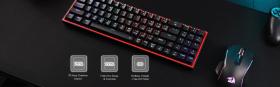 Gaming πληκτρολόγιο - Redragon K628-RGB Pollux (Black)