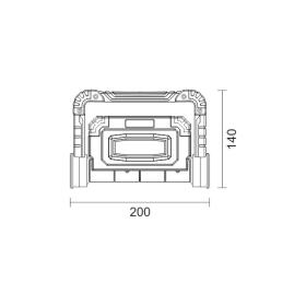 ΦΟΡΗΤΟΣ ΠΡΟΒΟΛΕΑΣ LED ΕΡΓΑΣΙΑΣ COB 20W 6000K