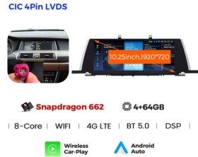 CARMEDIA CMFB41025 PRO 10.25'' OEM BMW (F07) CIC 2009-2012