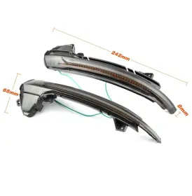 Dynamic LED Φλας Καθρέφτη Φιμέ - AUDI A6 / RS6