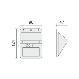 ΗΛΙΑΚΟ ΦΩΤΙΣΤΙΚΟ ΤΟΙΧΟΥ LED ΜΕ ΑΙΣΘΗΤΗΡΑ PIR 2W 3000K