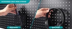 Pegboard Αξεσουάρ Γραφείων - Eureka Ergonomic ARPB-01B-US