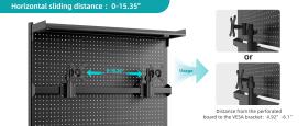 Pegboard Αξεσουάρ Γραφείων - Eureka Ergonomic ARPB-01B-US