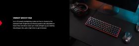 Gaming πληκτρολόγιο - Redragon K628-RGB Pollux (Black)