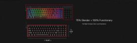 Gaming πληκτρολόγιο - Redragon K628-RGB Pollux (Black)
