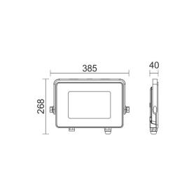 ΠΡΟΒΟΛΕAΣ LED SLIM SMD 200W 6000K