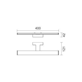ΦΩΤΙΣΤΙΚΟ ΛΟΥΤΡΟΥ LED 8W 4000K