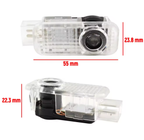 Λογότυπο πόρτας LED για - AUDI (A1 / A3 / A4 / A5 / A6 / A7 / A8 / R8 / Q3 / Q5 / Q7 / TT)