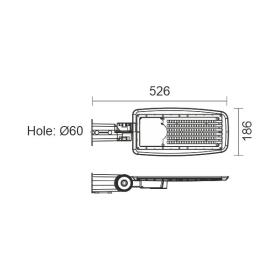 ΔΡΟΜΟΥ ΣΠΑΣΤΟ 100W ECO 6000K