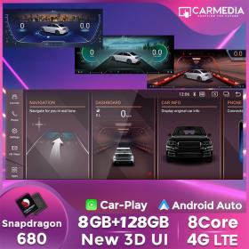 CARMEDIA CMFB81025 PRO 10.25'' OEM BMW (F10-F11) CIC 2010-2013 3D