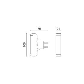 ΦΩΤΙΣΤΙΚΟ ΝΥΚΤΟΣ LED 1W 6000K