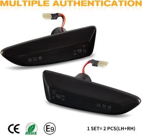 Dynamic LED Φλας Φτερού Φιμέ - Opel Astra J / K / Insignia B / Crossland X