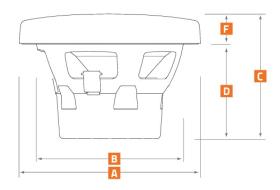 Subwoofer Marine - Hertz HMS 10 S4-LD-G