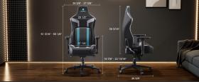 Gaming Καρέκλα - Eureka Ergonomic® ERK-GC08-BU