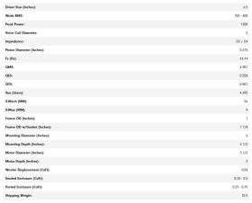 Subwoofer Αυτοκινήτου - DD AUDIO - REDLINE 506d D2