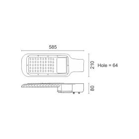 ΦΩΤΙΣΤΙΚΑ ΔΡΟΜΟΥ LED HPL 150W 4000K