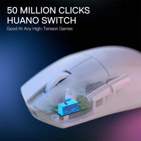 Gaming Ποντίκι - Redragon M916W-PRO-4K 3-Mode Wireless (White)