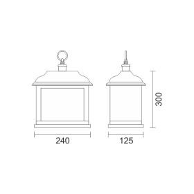 ΔΙΑΚΟΣΜΗΤΙΚΟ ΦΑΝΑΡΑΚΙ LED FLAME