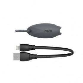 Καλώδιο Κινητού Τηλεφώνου - Havit H651 USB to Lighting 0.22M (Grey)
