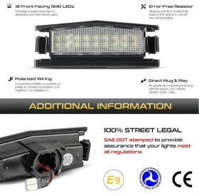 Φώτα πινακίδας LED για - MAZDA MX-5