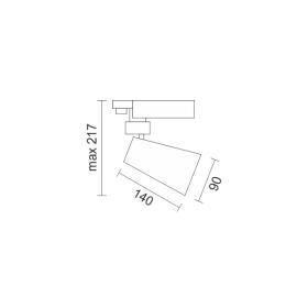 SPOT ΡΑΓΑΣ COB LED ΡΥΘΜΙΖΟΜΕΝΟ 40W 4000K