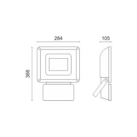 ΠΡΟΒΟΛΕAΣ LED SMD 150W 6000K