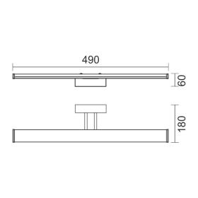 ΦΩΤΙΣΤΙΚΟ ΛΟΥΤΡΟΥ LED 14W CCT