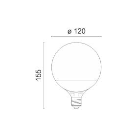 ΛΑΜΠΤΗΡAΣ LED E27 18W 3000K