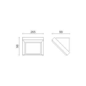 ΑΠΛΙΚΑ LED ΕΞΩΤΕΡΙΚΟΥ ΧΩΡΟΥ 12W CCT