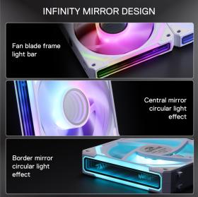 Gaming Cooling Fan - Redragon GC-F012W (3 pack)