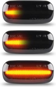 Dynamic LED Φλας Φτερού Φιμέ - AUDI A4 / B6 / B7 / TT / 8J / A3 / 8P / A6 / C5 / A8 / D3