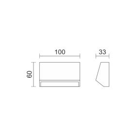 ΑΠΛΙΚΑ LED ΕΞΩΤΕΡΙΚΟΥ ΧΩΡΟΥ 1.5W CCT ΛΕΥΚΗ