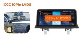 CARMEDIA CMFB81025 PRO 10.25'' OEM BMW (E81-82-87-88) CCC 2004-2008 3D