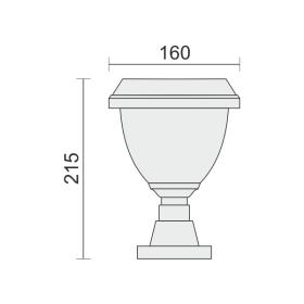 ΗΛΙΑΚΟ ΦΩΤΙΣΤΙΚΟ ΤΟΙΧΟΥ - ΕΔΑΦΟΥΣ 1W RGB/CCT