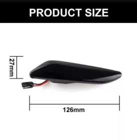 Dynamic LED Φλας φτερού Φιμέ -  Alfa Romeo 147 / 156 / Lancia Ypsilon / Delta / Fiat Tipo