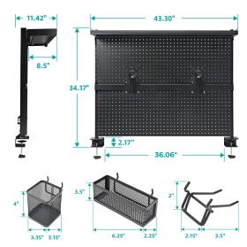 Pegboard Αξεσουάρ Γραφείων - Eureka Ergonomic ARPB-01B-US