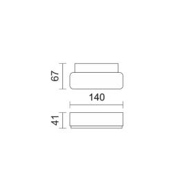 ΑΠΛΙΚΑ LED ΕΞΩΤΕΡΙΚΟΥ ΧΩΡΟΥ 4W CCT