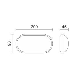 ΑΠΛΙΚΑ / ΠΛΑΦΟΝΙΕΡΑ ΣΕ 3 ΧΡΩΜΑΤΑ LED 12W CCT