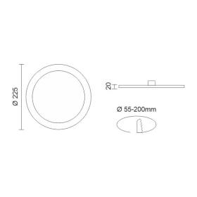 ΡΥΘΜΙΖΟΜΕΝΟ ΦΩΤΙΣΤΙΚΟ LED PANEL 18W 4000K ΜΕ ΑΙΣΘΗΤΗΡΑ ΚΙΝΗΣΗΣ